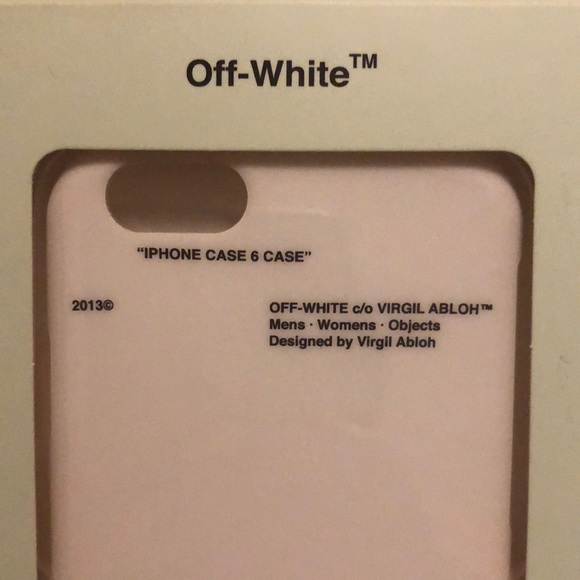 NWT Off-White c/o Virgil Abloh iPhone Case 6 Case - Picture 4 of 10